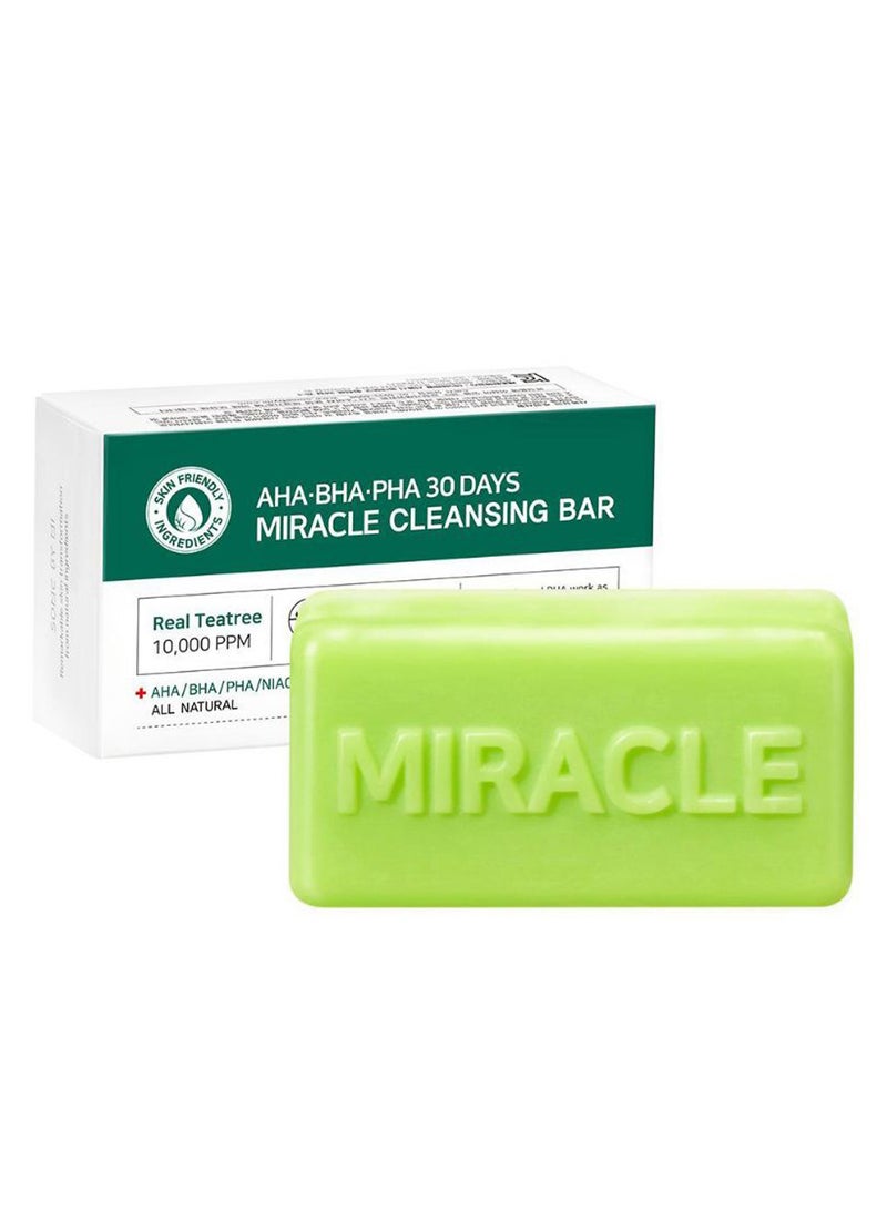 AHA, BHA, PHA 30 Days Miracle Cleansing Bar 106grams
