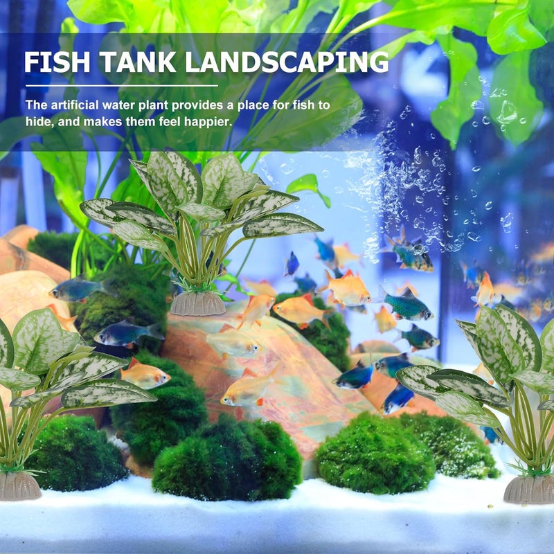 6pcs Artificial Aquarium Plastic Plants Fish Tank Decorations Underwater Decorative Aquarium Landscape Decor for Home and Fish Tank Use - Image 5