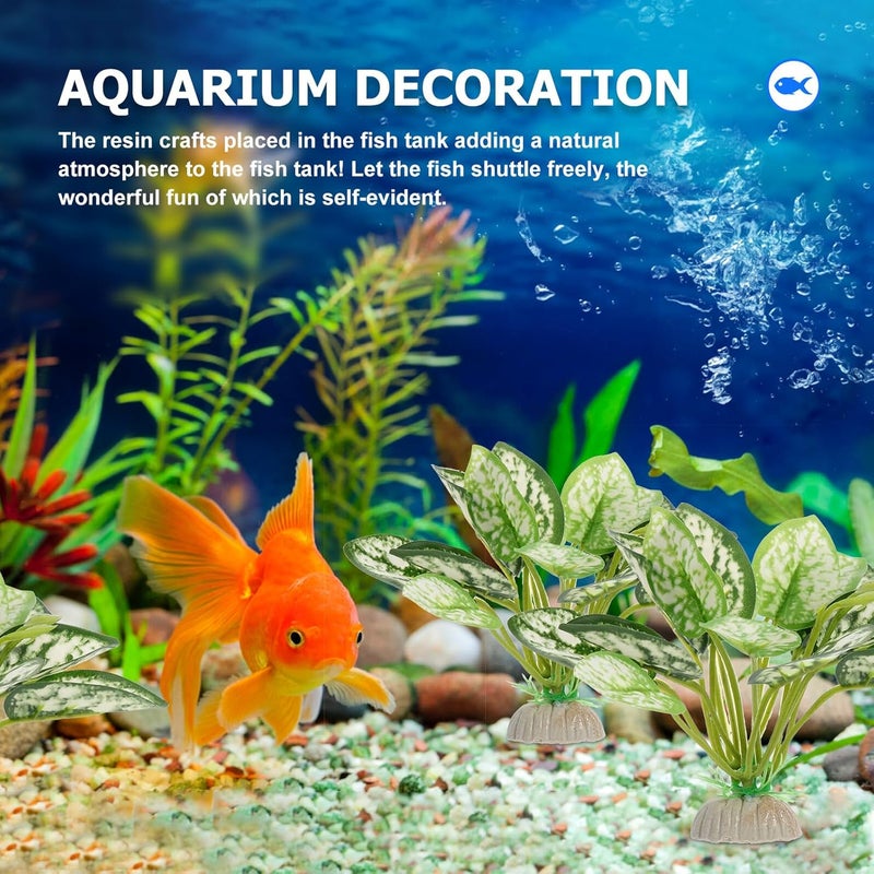 6pcs Artificial Aquarium Plastic Plants Fish Tank Decorations Underwater Decorative Aquarium Landscape Decor for Home and Fish Tank Use - Image 4