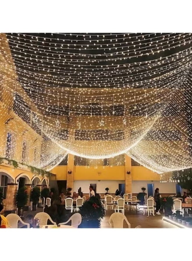 HPMY 20m LED String Lights (200 LEDs) - Decorative Lighting for Ramadan, Eid, Christmas & Special Events - Image 1