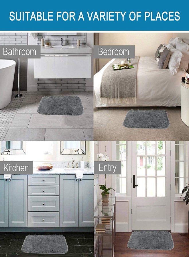 A CUBE LUXURY SOLUTIONS Soft Microfiber Anti-Skid Bath Mat Rug 40x60 cm Solid 1800 GSM Microfiber Bath Mat Super Absorbent/Anti-Skid Mats for Bathroom/Door Mat/Kitchen/Floor - Image 3
