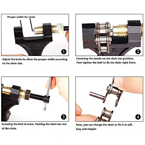 MACHSWON Universal 420 428 520 530 Chain Breaker Chain Removal For Dirtbike Motorcycle, Bike, ATV 1PCS - Image 4