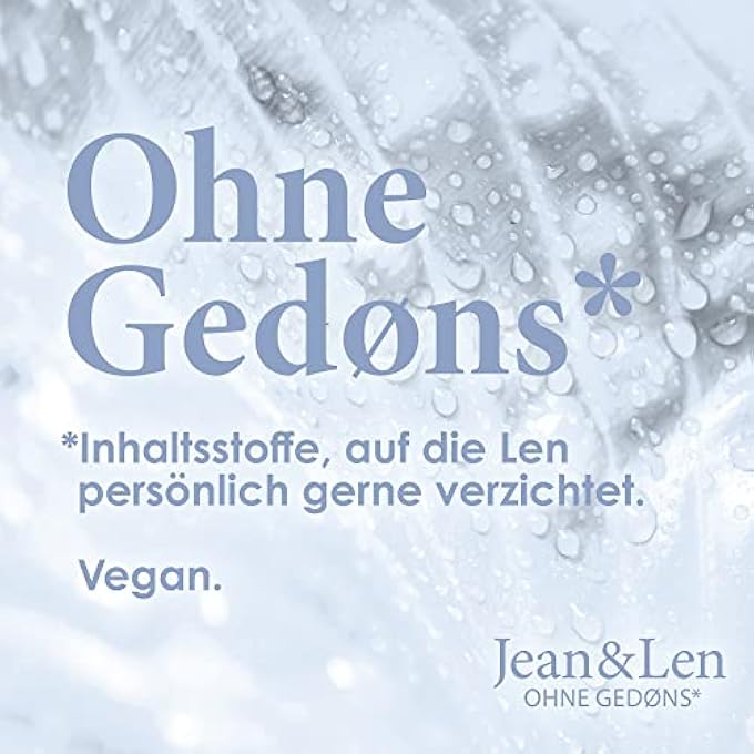 Jean & Len شامبو إصلاح كيراتين و لوز، للشعر التالف هيكليًا وغير المنضبط، يهدئ التجاعيد، لشعر يبدو أكثر صحة، خالي من البارابين والسيليكون، نباتي، 300 مل - Image 3