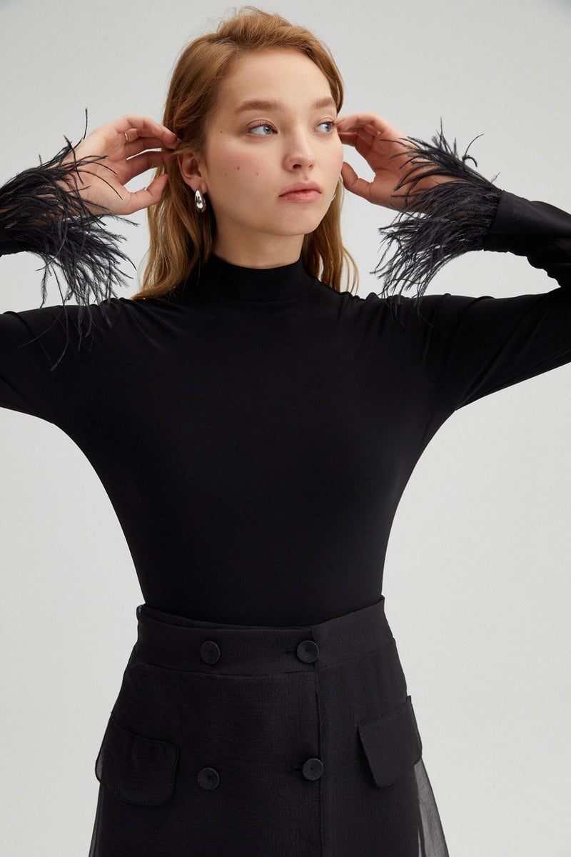 Touche Otriş Detailed Bodysuit  - Image 5