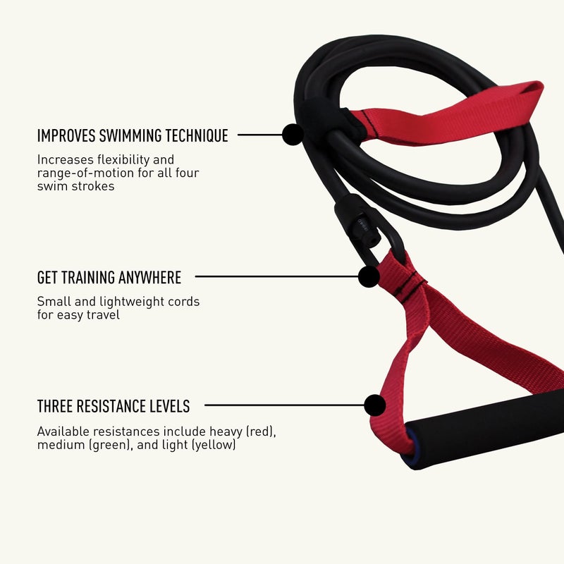 FINIS Dryland Stretch Cord (Heavy, Red) - Image 5