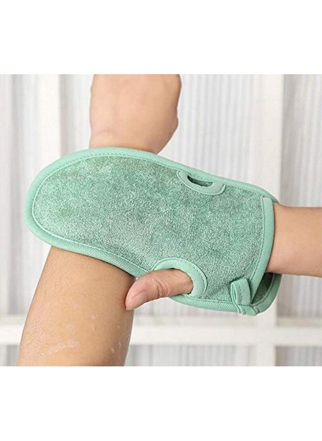 ericotry 3Pcs Bathing Shower Exfoliating Mitts Towel Soft Skin Care Face Body Wash Massage Spa Mittens For Adult And Kids(Color Random)  - Image 4