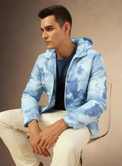 دينيس لينغو جاكيت رجالي مطبوع متعدد الألوان بوليستر 100% بقصة عادية