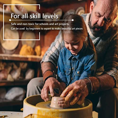 Old Potters Mid High Fire White Stoneware Clay for Pottery | Cone 5-10 | Ideal for Wheel Throwing, Hand Building, Sculpting | Great for All Skill Levels | Greenware Clay, 10 lbs. - Image 4
