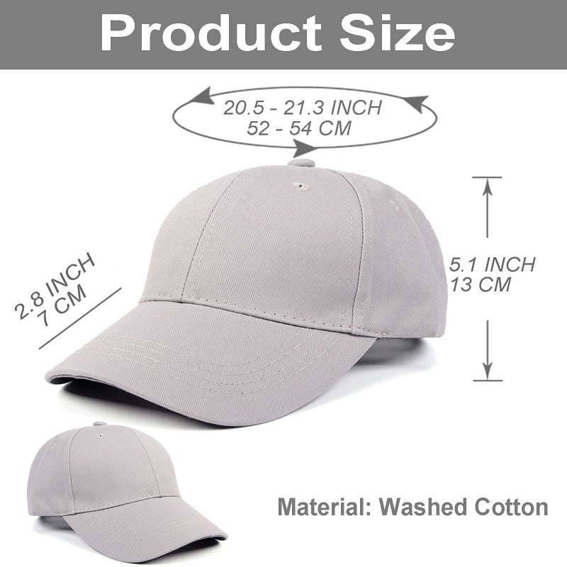 Beieverluck 4 Pieces Toddler Baseball Hats Kid Baseball Cap Washed Cotton Adjustable Toddler Cap for Boys Girls (Color 2) - Image 2