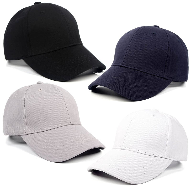 Beieverluck 4 Pieces Toddler Baseball Hats Kid Baseball Cap Washed Cotton Adjustable Toddler Cap for Boys Girls (Color 2) - Image 1