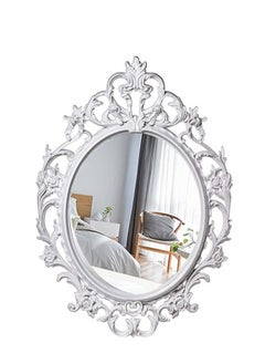 LINGWEI Decorative Wall Mirror, Vintage Hanging Mirror for Bedroom Living-Room Dresser Decor Hanging Mirrors Wall Mounted Makeup Mirror,Vintage Cosmetic Mirror Dressing Mirror  - Image 1