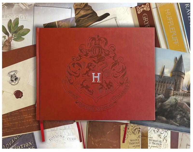 Paper House Productions Harry Potter Archival Quality Photo Memory Album with Interactive Pages and Space for 144 Photos