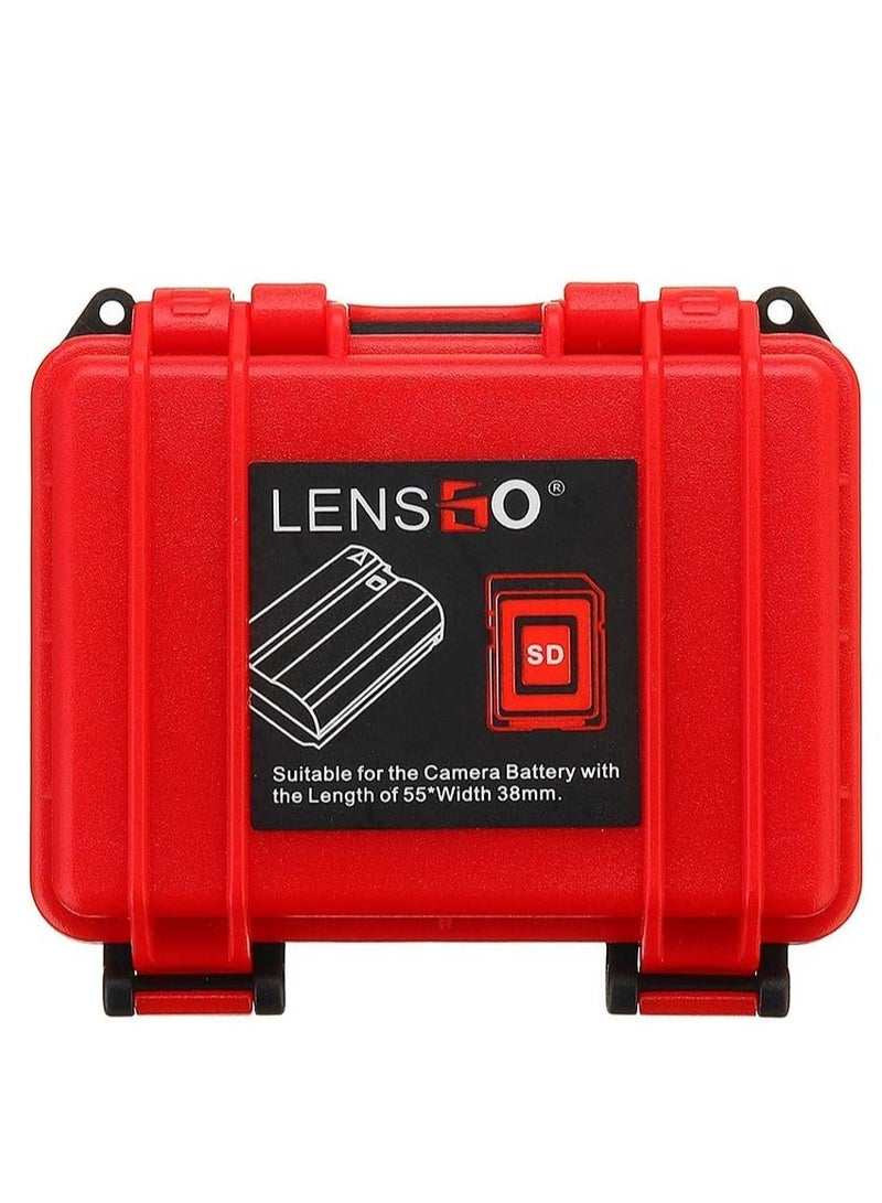 LENSGO Lensgo Mini Battery Case D800 Sd Dustproof xqd Cf Card Case Anti-Pressure Battery Box For Dslr Camera-A  - Image 4