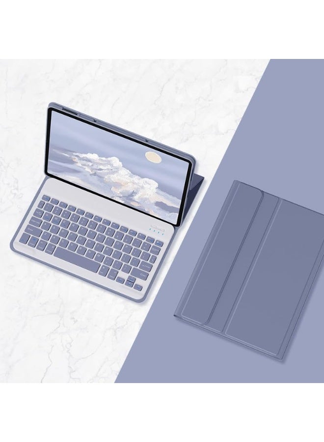 general Keyboard Case Compatible with Honor Pad 10 12.1 inch 2025, Magnetic Detachable Wireless Bluetooth Keyboard, Smart Tablet Soft Leather Protective Cover - Image 1