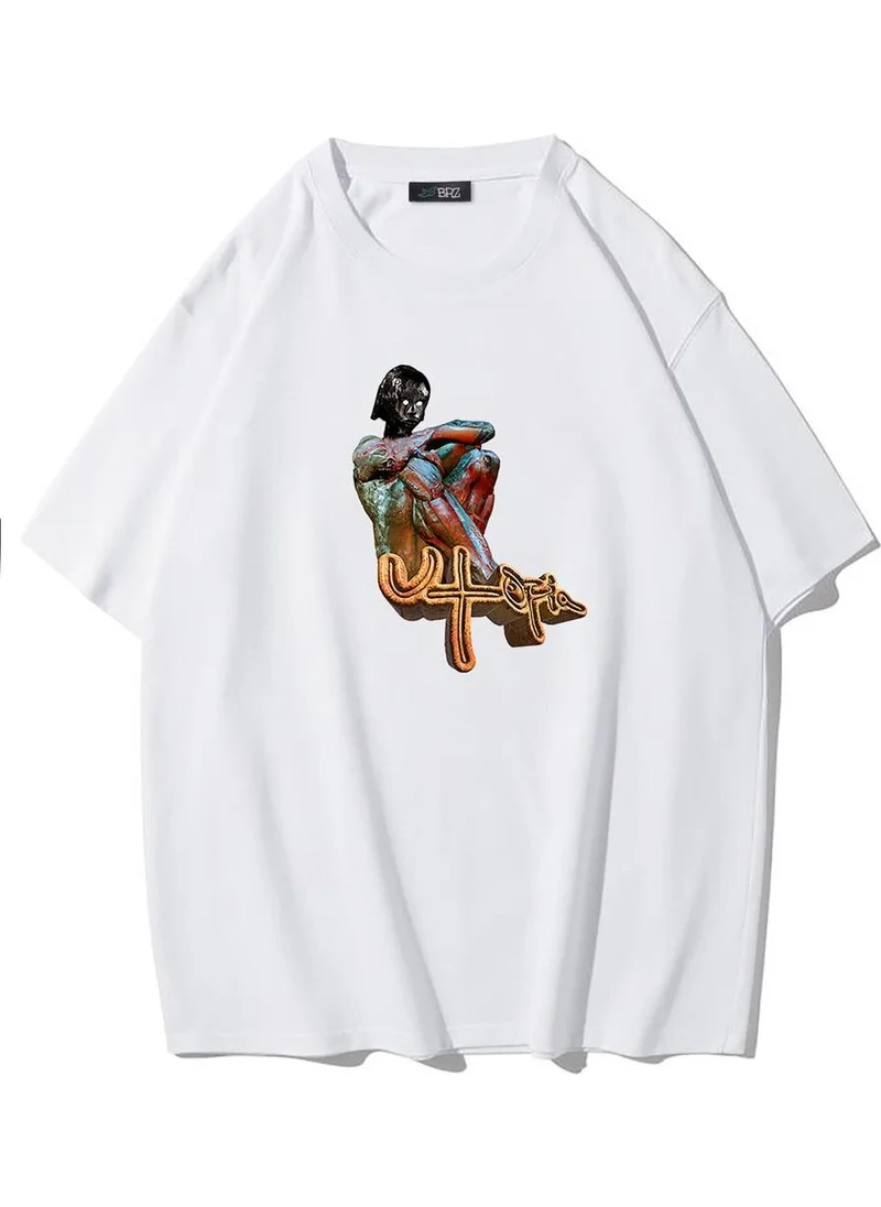 BRZ Collection Oversize Travis Scott Cactus Jack Utopia B1 T-Shirt