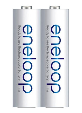 قطعتان من بطاريات Eneloop AA القابلة لإعادة الشحن باللون الأبيض - pzsku/Z5E959645D06D36F49B47Z/45/_/1689154500/6521ffa5-3e01-41c7-921a-9c622a8158f1