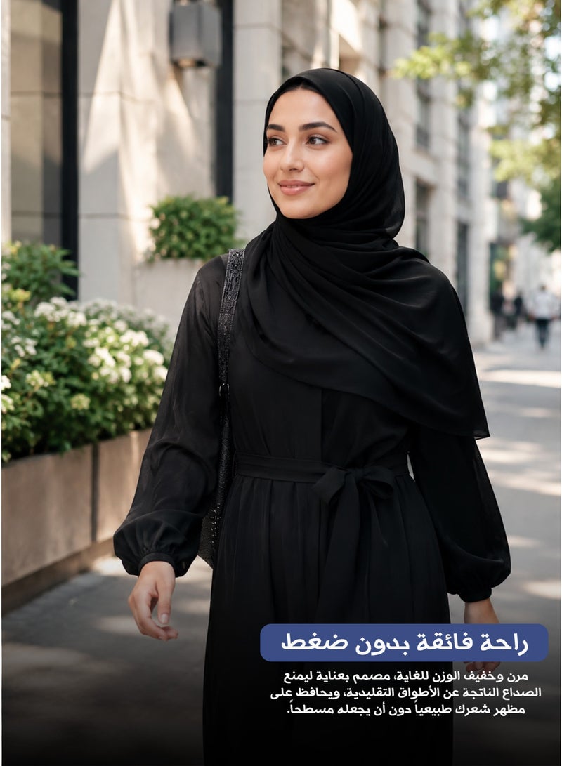عصابة رأس لتثبيت الشعر – تصميم مضاد للانزلاق ومهوّى للاستخدام اليومي والرياضي - Image 4