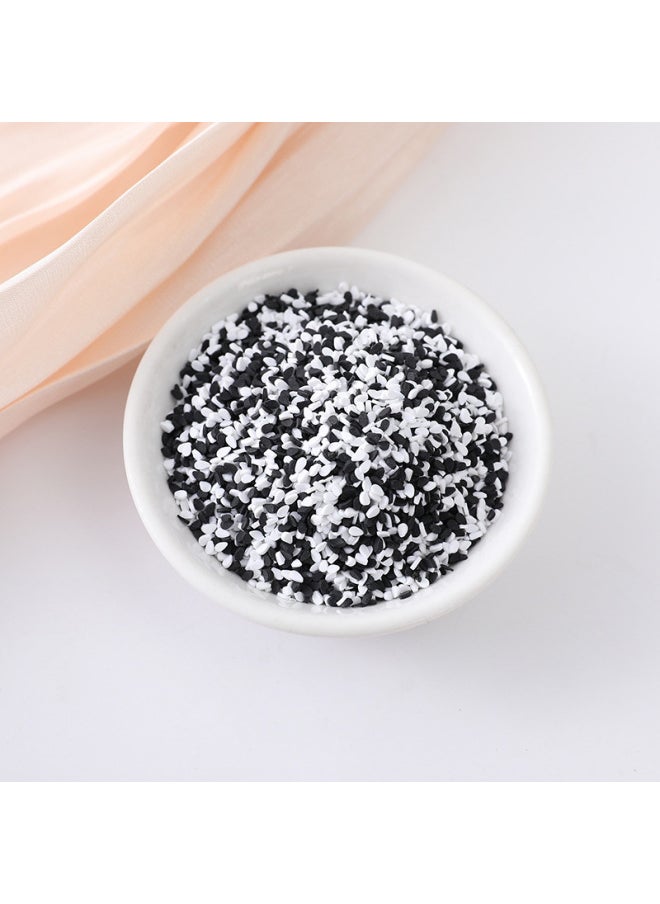 Generic - Simulation Cereal Props Simulation Corn Soybean Food Play Model Nuts Cashew Nuts Peanut Kernel Soybean Rice-Color:Black And White Sesame Mix-Specifications:Buy By Pound - Image 1