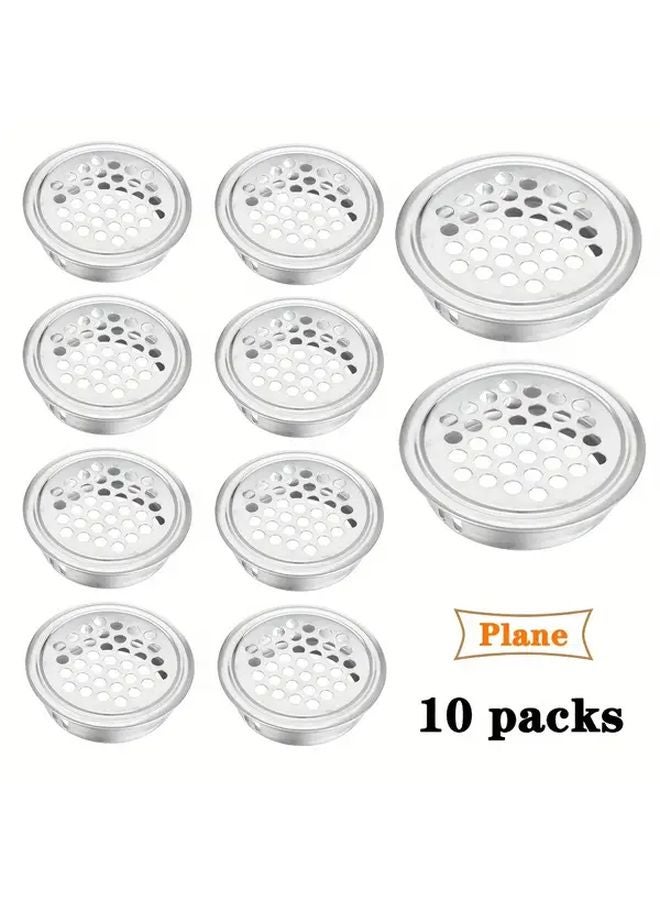 Plane Vent 10Pcs 35mm Round Air Vent Grilles For Kitchen Bathroom Cabinet - Image 1