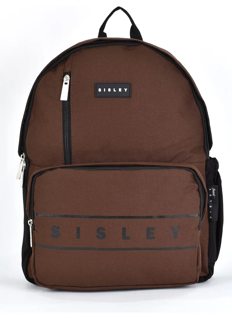 SISLEY School Backpack Unisex Multi Compartment Casual Travel Backpack