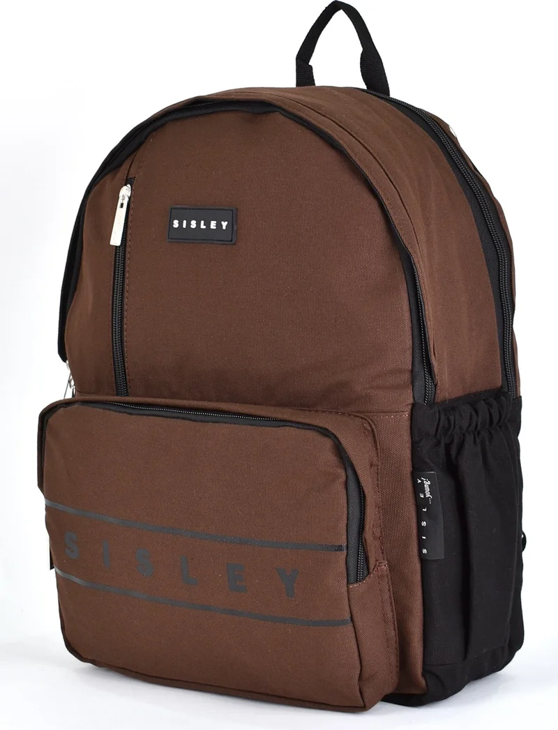 SISLEY School Backpack Unisex Multi Compartment Casual Travel Backpack