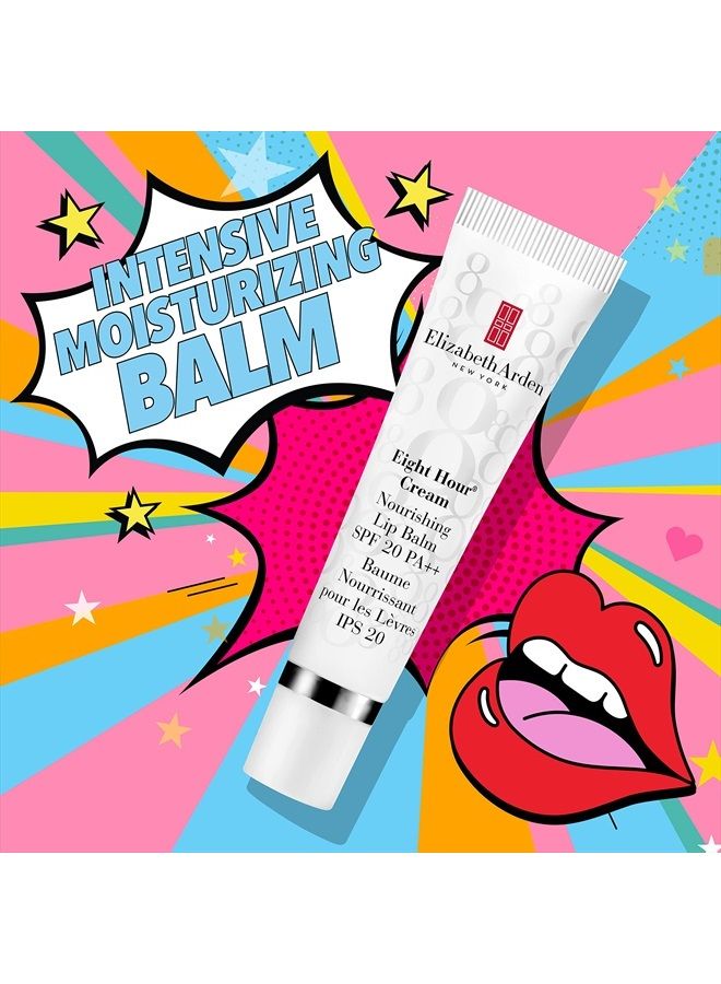 Elizabeth Arden بلسم الشفاه المغذي كريم ثماني ساعات واقي شمس واسع الطيف SPF 20، 0.5 أونصة (عبوة من 1) - Image 2