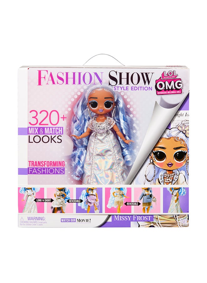إل أو إل سربرايز! دمية أزياء Ashion Show Style Edition Missy Frost مع أكثر من 320 مظهرًا عصريًا - Image 1