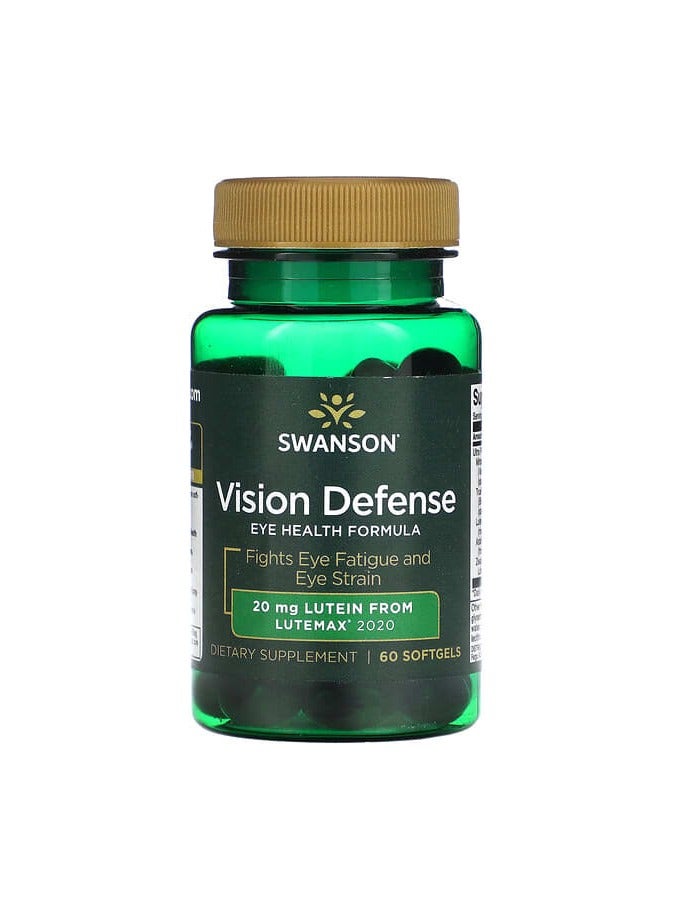 SWANSON Vision Defense, 60 Softgels
