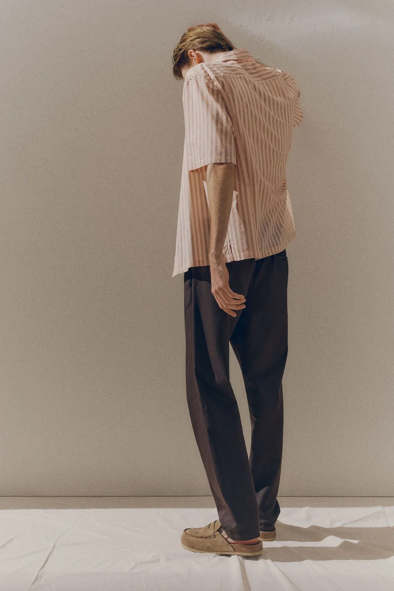 H&M Regular Fit Lyocell-blend trousers