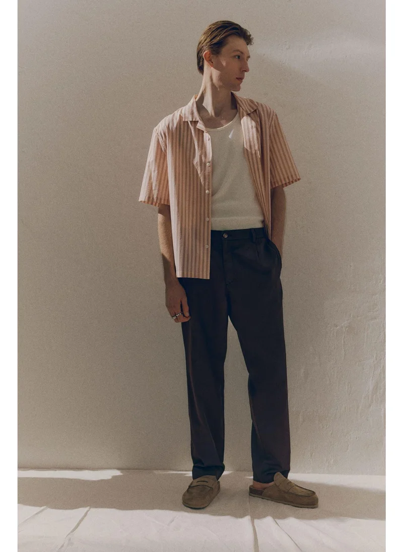 اتش اند ام Regular Fit Lyocell-blend trousers