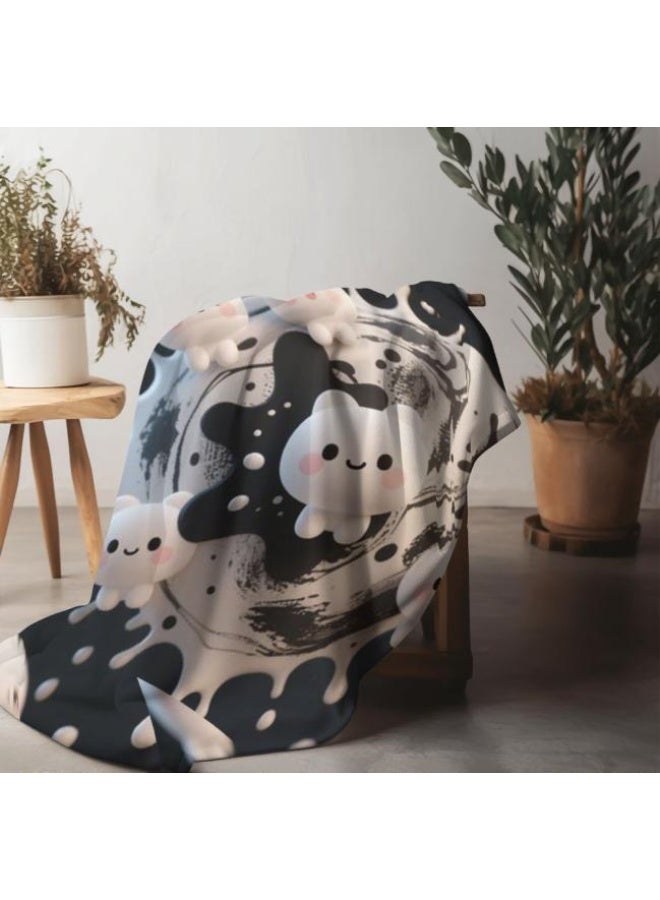 general Baby and children's cartoon flannel thin blanket (warm and comfortable, suitable for sleep, game use) 70cm*100cm - Image 5