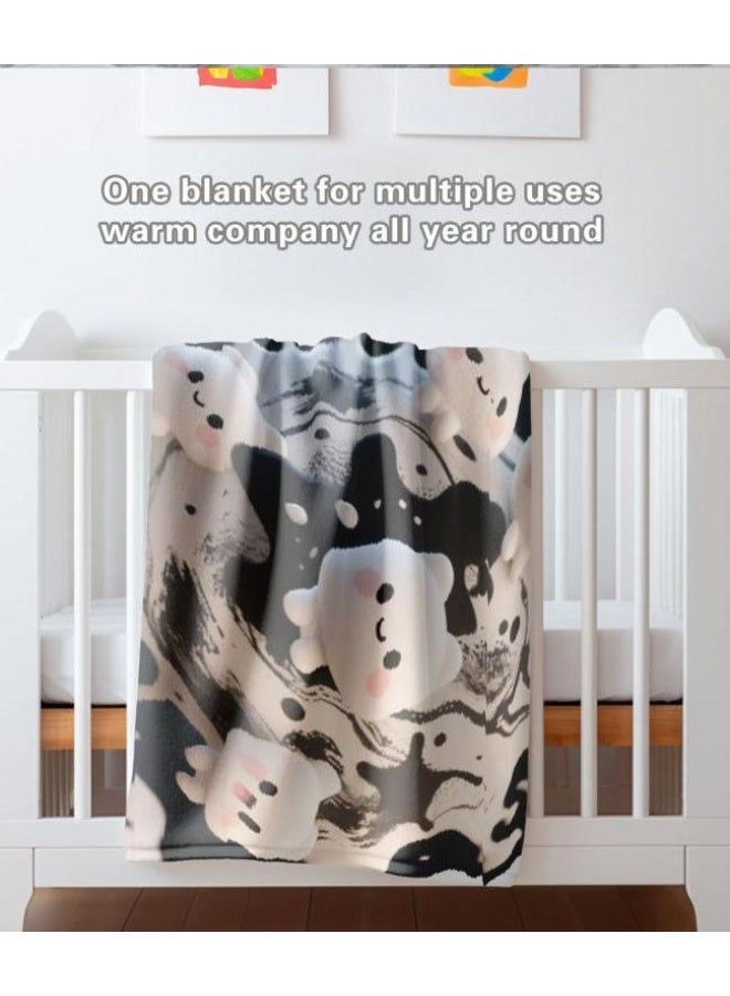 general Baby and children's cartoon flannel thin blanket (warm and comfortable, suitable for sleep, game use) 70cm*100cm - Image 4