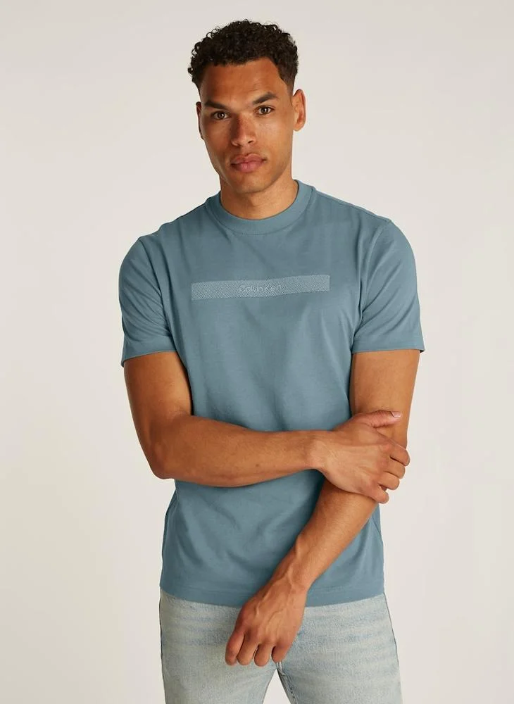 كالفن كلاين Logo Crew Neck T-Shirt