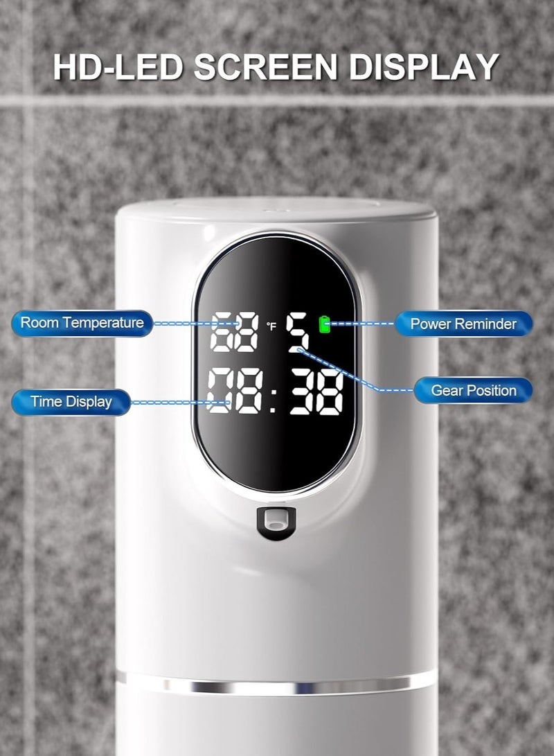 general Automatic Foaming Soap Dispenser Adjustable 5-level foam settings IPX6 waterproof Rechargeable Features time and temperature display Touchless soap dispenser for bathrooms and kitchens - Image 3