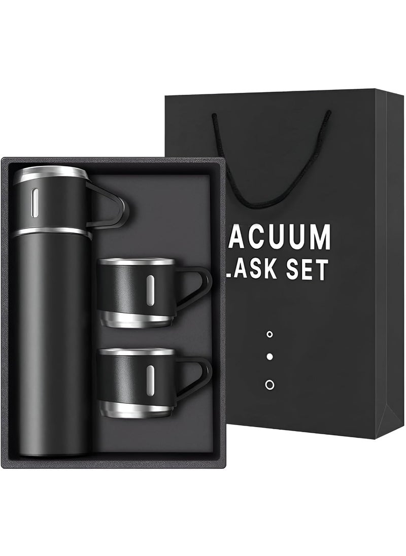 INKIES Giftings Christmas Corporate Gift Items for Employees GiftVacuum Flask Gift Set with CupVacuum Stainless Steel for Coffee Hot Water 500 ml Rakhi Diwali Gift Multicolor1 