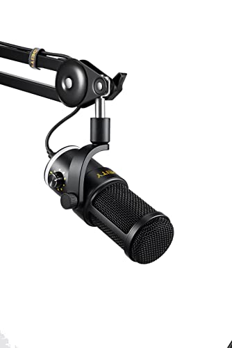 Deity VO-7U Boom Arm Kit USB Dynamic Podcast Microphone with RGB Lights for Game Podcast Stream YouTube (Black) - Image 3