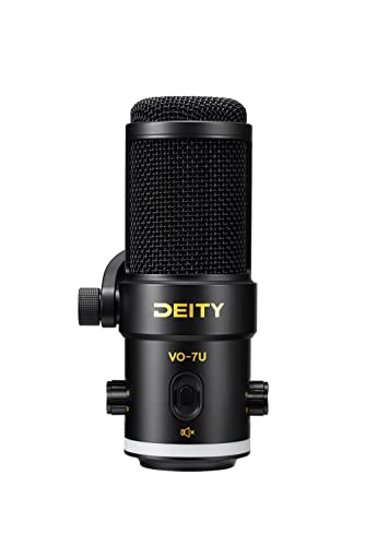 Deity VO-7U Boom Arm Kit USB Dynamic Podcast Microphone with RGB Lights for Game Podcast Stream YouTube (Black) - Image 4