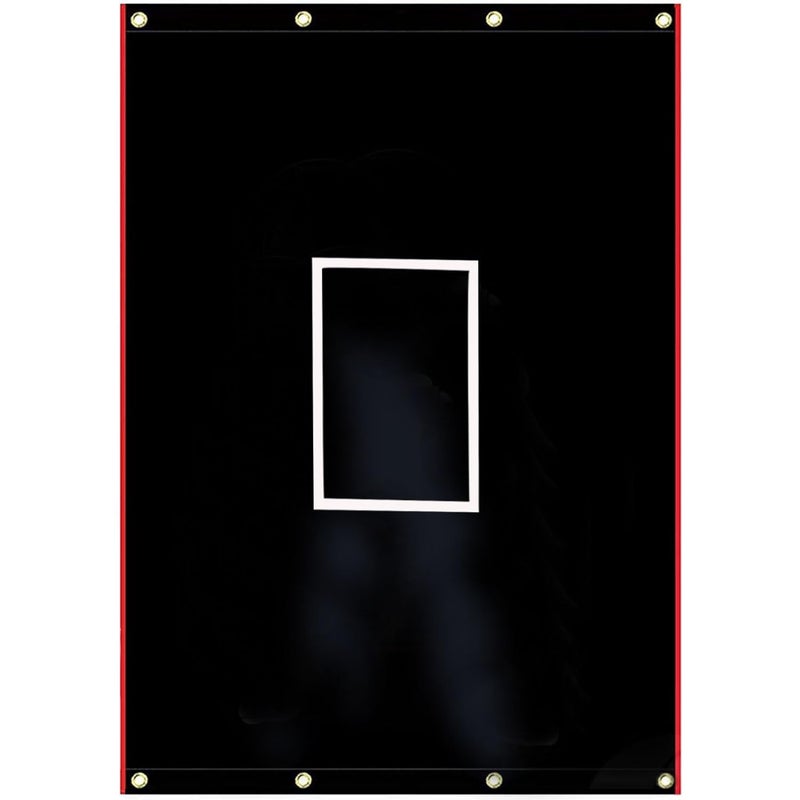 Supvision Batting Cage Backstop with Strike Zone Heavy Duty PVC Coated Oxford Fabric Vinyl Baseball Backstops with Catcher Softball Pitcher Training Equipment Aid 4 x 6 Ft 600D Rectangular - Image 2