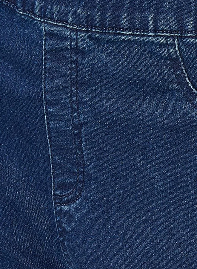 Lee Cooper BLUE Lee Cooper Slim Fit Jeggings with Elasticated Waistband for Women | Best Price UAE