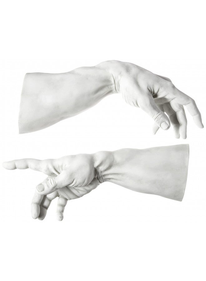 Design Toscano The Creation Wall Sculpture in Ancient Stone (Set of 2),Antique Stone - Image 2