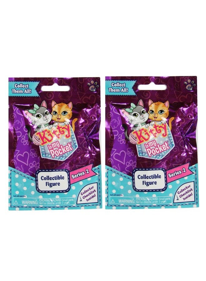 New 2016 Kitty In My Pocket Series 2 Blind Bag x 2 (2 bags) by Kitty in My Pocket