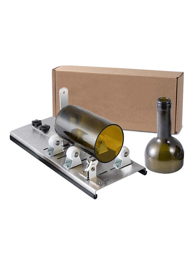 NIBEMINENT DIY Glass Bottle Cutter Silver - Image 1