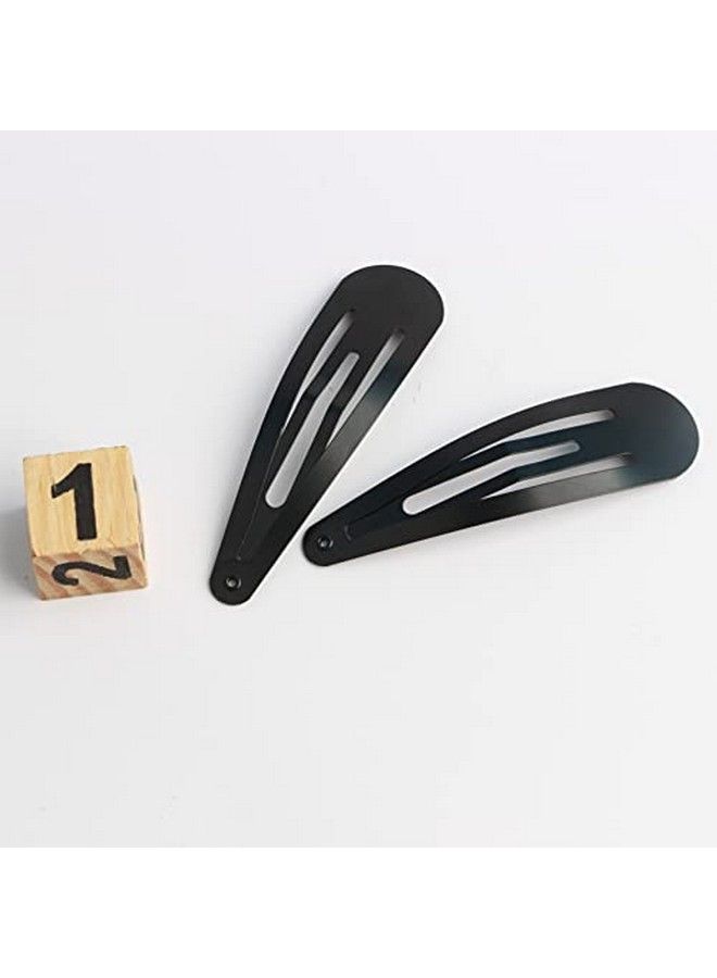 BeeSpring 36 Pcs Medium Snap Clip Size 30 Mm For Girls/Women Black Color Tik Tik Clips - Image 5