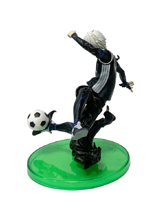 HALAMODO White-haired Nagi Seishiro Anime Figure for Desk and Car Decoration, Perfect Gift 13 cm - Image 2