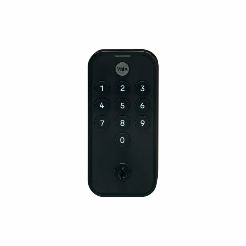 Yale Tye Digital Door Lock with Electronic Keypad for Interior/Exterior Doors | Compatible for Home, Office, Hotel, Store Room & Garage with 35-45.5mm Door Thickness | 1 Year Warranty (Black) - Image 1