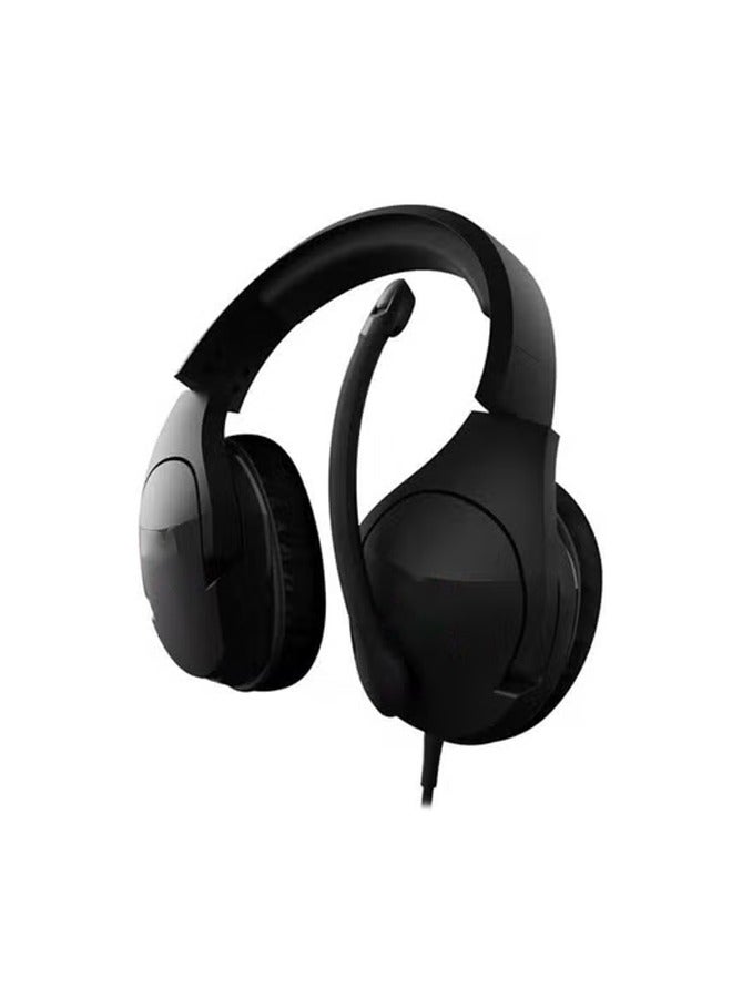 سماعة رأس للألعاب مصنوعة من إسفنج الذاكرة المريح، مزودة بميكروفون دوار لإلغاء الضوضاء، متوافقة مع الكمبيوتر الشخصي، لون أسود/أحمر - Image 3