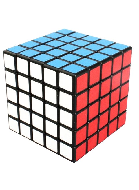 Classic Magic Cube Puzzle 5x5 Smart Speed Cube Educational Game Brain Teaser，5x5x5 Speed Cube, Smooth Magic Sticker Speed Cubes, Enhanced Version
