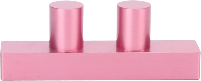 DIY Lipstick Mold 2 Hole Aluminum Lip Balm Maker, Homemade Lip Gloss Fill Tool for Custom Color Lipstick, Double Cavity Mould with Easy Release for DIY Makeup Crafting - Image 1