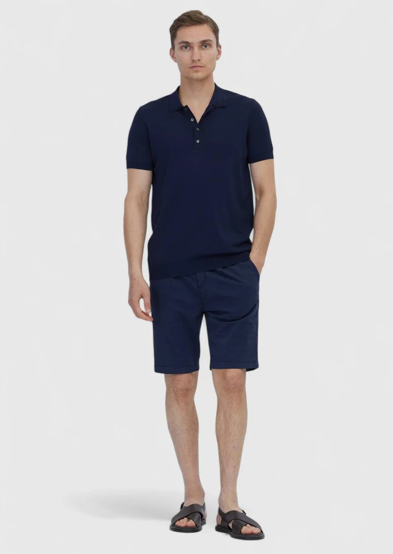 Ramsey Navy Blue Knitwear