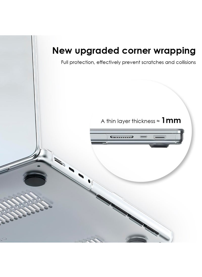 AMROAH - MacBook Pro 14 inch Case Compatible with Laptop 2025 2024 2023 2022 2021 M4 M3 M2 M1 with PTE Screen Protector & Keyboard Case, Protective Hard Shell Mac Book Pro 14 Cover Anti-Sleep for Home Office Travel - Image 1